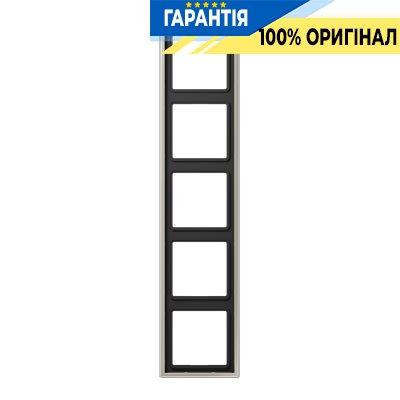 Рамка 5-а Jung ES2985 Edelstahl