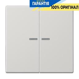 Клавіша 2-а з підсвічуванням Jung LS995KO5LG світло-сірий