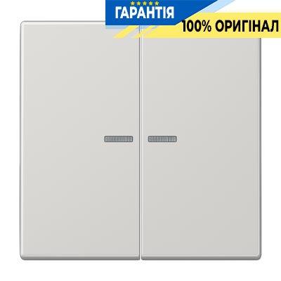 Клавіша 2-а з підсвічуванням Jung LS995KO5LG світло-сірий