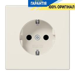 Розетка із заземленням і захистом Jung LS1520KI сл. кістка