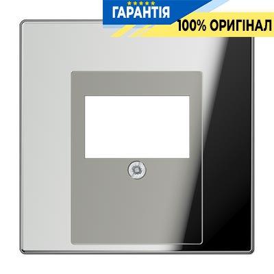 Панель аудіо розетки Jung GCR2969T Блискучий хром
