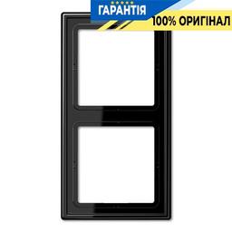 Рамка 2-а Jung LS982SW чорний