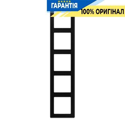 Рамка 5-а Jung LS985SWM матовий чорний графіт