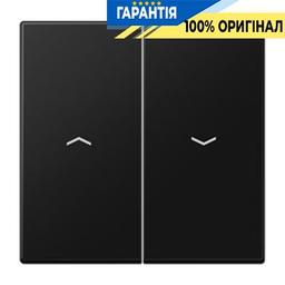 Клавіша 2-а з символами «стрілки» Jung LS995PSWM чорний графіт матовий