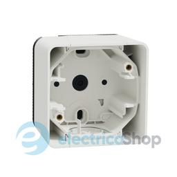Одномісний бокс зовнішній монтаж IP55, білий Mureva Styl Schneider Electric MUR39911