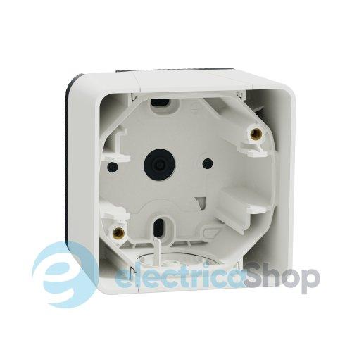 Одномісний бокс зовнішній монтаж IP55, білий Mureva Styl Schneider Electric MUR39911