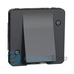 Механізм виводу кабеля IP55, чорний, Mureva Styl Schneider Electric, MUR37931