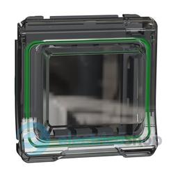 Кришка бокса для Unica New IP55, чорний, Mureva Styl Schneider Electric MUR35110