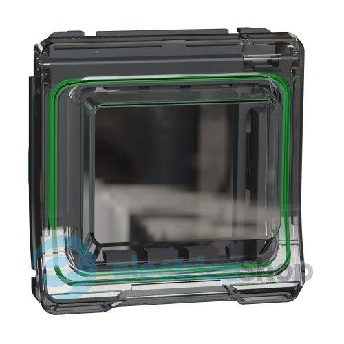 Кришка бокса для Unica New IP55, чорний, Mureva Styl Schneider Electric MUR35110