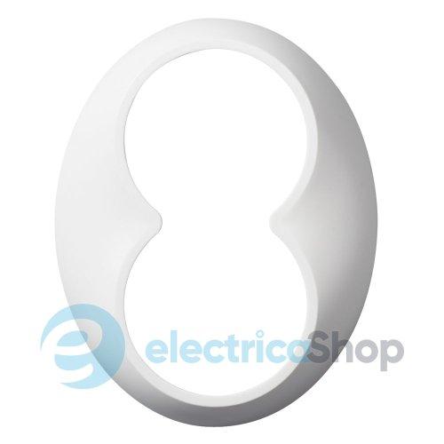 Рамка для подвійної розетки RENOVA білий, WDE011404
