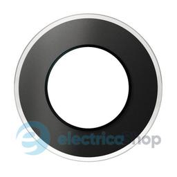 Рамка 1 пост RENOVA чорне скло, WDE011426