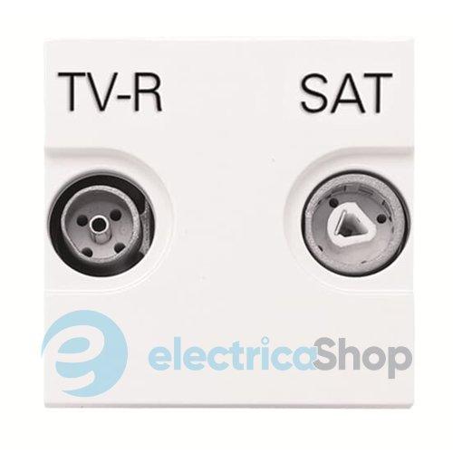 N2251.3 BL Розетка TV/R+SAT індивідуальна, 2 мод., Zenit колір білий
