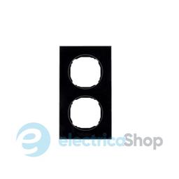 Рамка 2Х скло чорне R.8 Berker 10122616