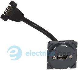 Механизм розетки Hdmi з кабелем Legrand Celiane 067377