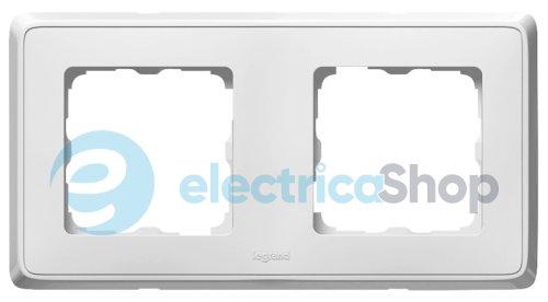 Рамка 2-а Legrand Cariva 773652 колір білий