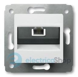 Розетка TF-1 RJ-11 Legrand Cariva 773638 колір білий