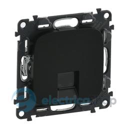 Розетка комп'ютерна RJ45 UTP 6.cat. Valena ALLURE 753952 антрацит
