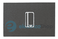 Вимикач картковий Zenit антрац
