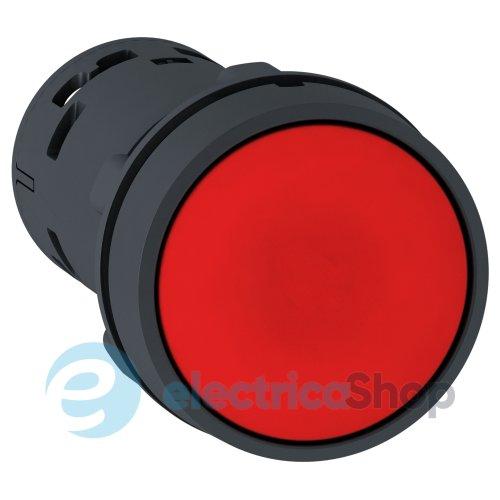 Кнопка Harmony XB7 Schneider Electric, моноблочна, 22 мм, червона 1 Н.В.. + 1 Н.З