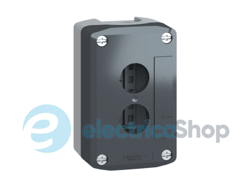 Порожній сірий кнопковий пост, 2 отвору Harmony XALD Schneider Electric XALD02
