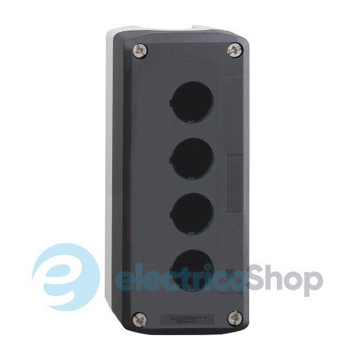 Порожній сірий кнопковий пост, 4 отвори Harmony XALD Schneider Electric XALD04