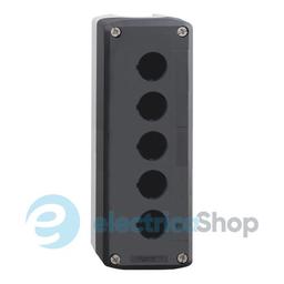 Порожній сірий кнопковий пост, 5 отворів Harmony XALD Schneider Electric XALD05