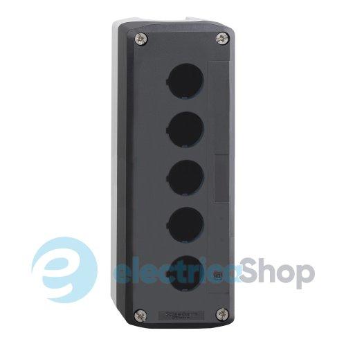 Порожній сірий кнопковий пост, 5 отворів Harmony XALD Schneider Electric XALD05