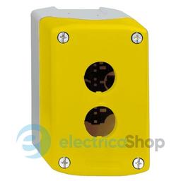 Порожній жовтий кнопковий пост, 2 отвори Harmony XALK Schneider Electric XALK02