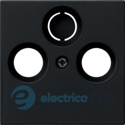 Накладка антеної розетки System 55 Gira 0869005 чорний матовий