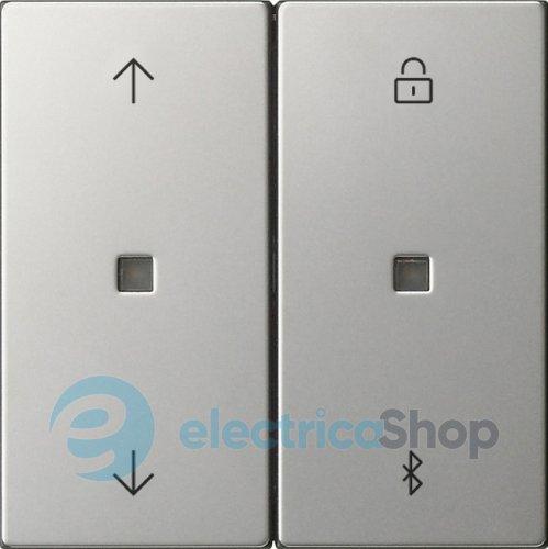 Накладка керування жалюзі S3000 c Bluetooth + таймер System 55 Gira 5367600 сталь