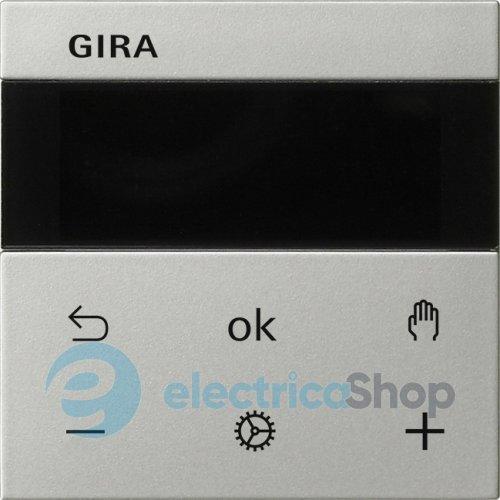 Накладка термостата S3000 ТМП BT System 55 Gira 5394600 сталь