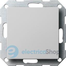 Заглушка з опорною пластиною System 55 Gira 0268015 сірий матовий