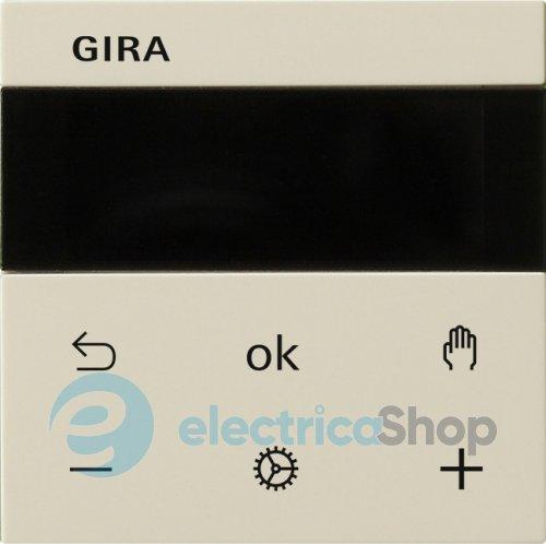 Термостат Gira S3000 Display System 55, 539301 кремовий