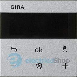 Термостат Gira S3000 Display System 55, 539326 під алюміній