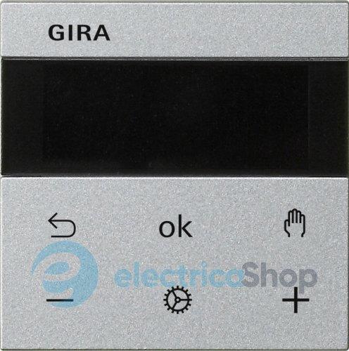 Термостат Gira S3000 Display System 55, 539326 під алюміній