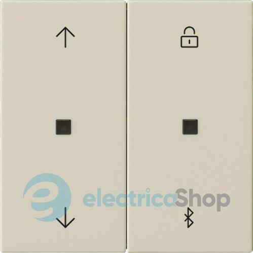 Накладка керування жалюзі S3000 c Bluetooth + таймер System 55 Gira 536701 крем