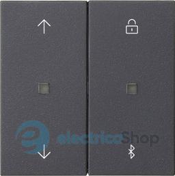 Накладка керування жалюзі S3000 c Bluetooth + таймер System 55 Gira 536728 антрацит
