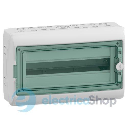 Шафа накладна, 1ряд/18мод. прозорі дверцята, ІР65 Kaedra Schneider Electric 13982