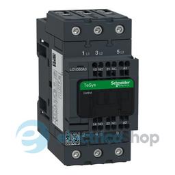 Контактор 220V АC 50А 22kW 3нв нв+нз Schneider Tesys LC1D50А3M7 пружинний затискач
