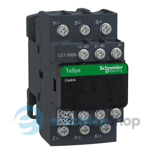 Контактор 220V АC 32А 15kW 3нв нв+нз Schneider Tesys LC1D326M7 під кільцевий наконечник