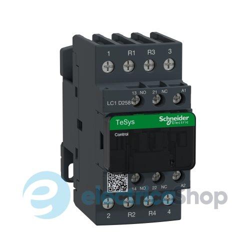 Контактор 3-п. 40A НВ+НЗ 24V AC Tesys Schneider Electric LC1D258B7 гвинтовий затиск