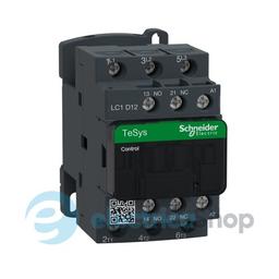 Контактор 24V АC 12А 5,5kW 3нв нв+нз Schneider Tesys LC1D12B7 гвинтовий затиск