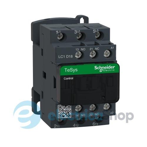 Контактор 24V АC 18А 7,5kW 3нв нв+нз Schneider Tesys LC1D18B7 гвинтовий затиск