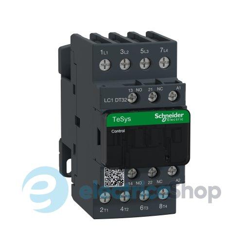 Контактор 4-п. 32A НВ+НЗ 24V AC Tesys Schneider Electric LC1DT32B7 гвинтовий затиск