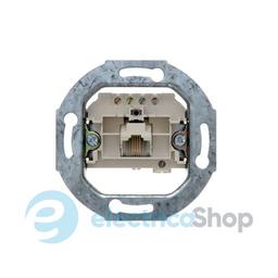 Механізм розетки інформаційної UAE (4)-тактовий, Cat.3 Berker 4568
