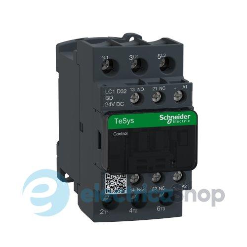 Контакто 24V DC 32А 15kW 3нв нв+нз Schneider Tesys LC1D32BD гвинтовий затиск