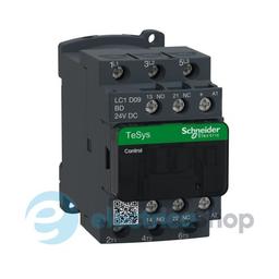 Контакто 24V DC 9А 4kW 3нв нв+нз Schneider Tesys LC1D09BD гвинтовий затиск