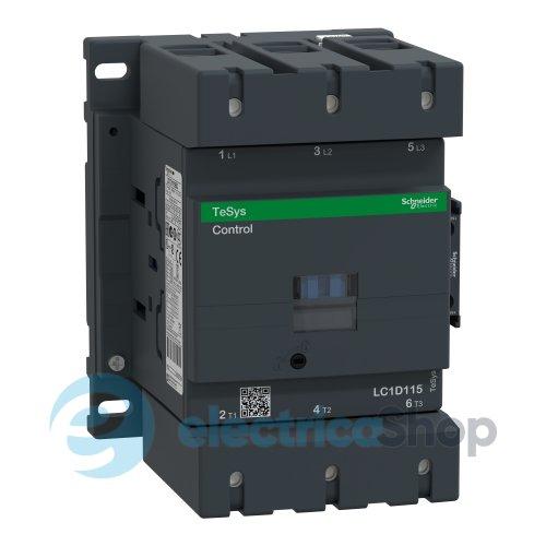 Контакто 24V DC 115А 55kW 3нв нв+нз Schneider Tesys LC1D115BD гвинтовий затиск