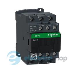 Контакто 24V DC 12А 5,5kW 3нв нв+нз Schneider Tesys LC1D12BD гвинтовий затиск