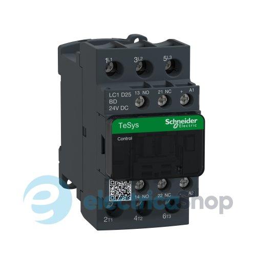 Контакто 24V DC 11kW 25А 3нв нв+нз Schneider Tesys LC1D25BD гвинтовий затиск